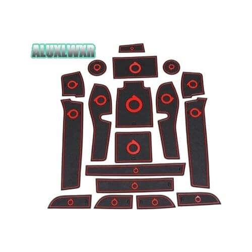 Free shipping for Great wall Greatwall Pao 2019 2020 2021 gate slot cup mat storage luminous model 18PCS car accessories
