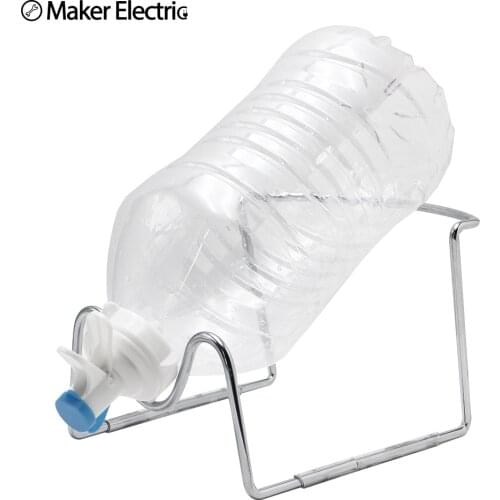 Eco-friendly Dispenser Bottles Valve with Dust cover Portable Water Jug Rack Rust-resistant Holders Countertop for Camping