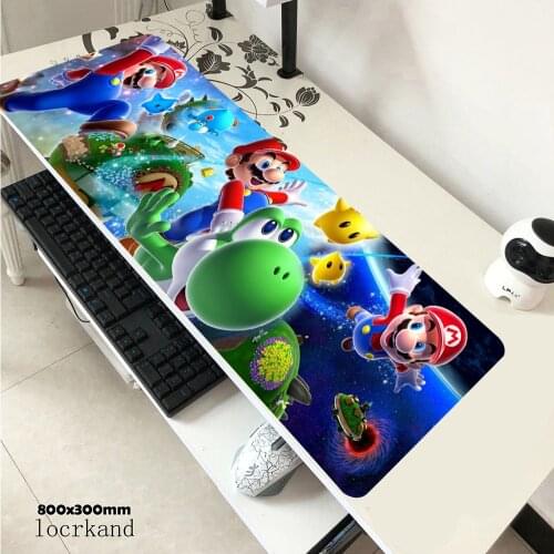 Mario mouse pad gaming mousepad notbook computer mouse pad 700x300mm large mat to mouse gamer free shipping Christmas gifts