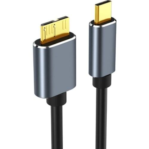 USB C Micro B Cable USB3.0 Cable Male to Male Data Cable 5GB HDD Case SSD Hard Disk Cable for Seagate wd Hard Drive