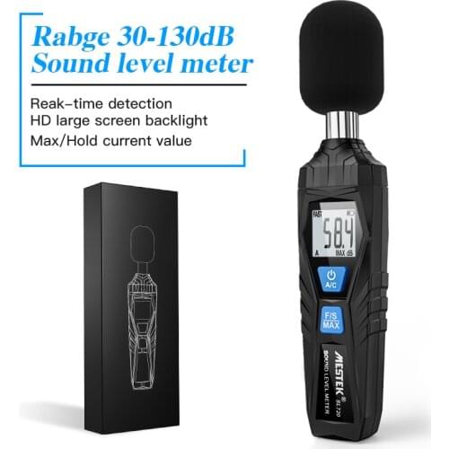Mestek Mini Sound level meters Decibel meter logger Noise Audio detector Digital Diagnostic-tool Automotive Microphone SL720