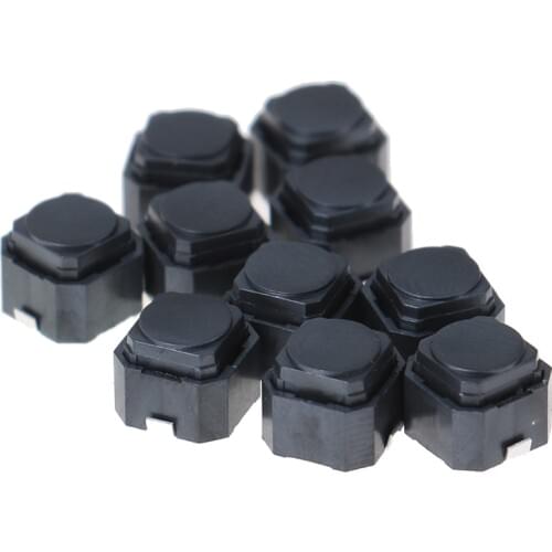 10Pcs/lot Height 5mm Silent Tact Switch Smd Silicone Button Switch Touch Switch 6*6*5mm