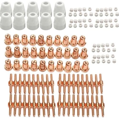 140pcs Air Plasma Cutting Cutter Consumables Extended Fit ESAB L-TEC PT-31 JG-40