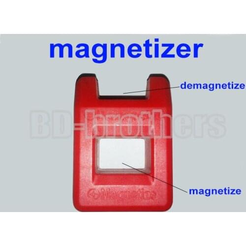 40mm Colorful Mini Magnetizer / Demagnetizer Tools for Screwdriver 100pcs/lot