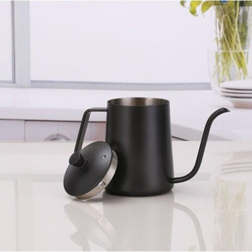 600mL Stainless Gooseneck Coffee Tea Moka Kettle Pour Over Hand Drip Pot