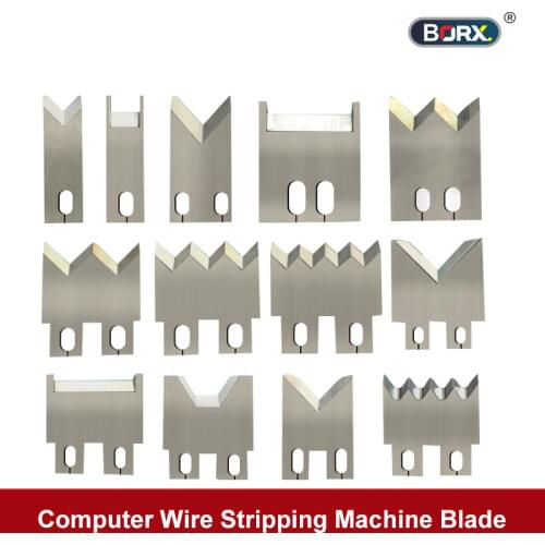 Double wire stripping machine cutter knife automatic computer wire peeling blades die upper and down stripper