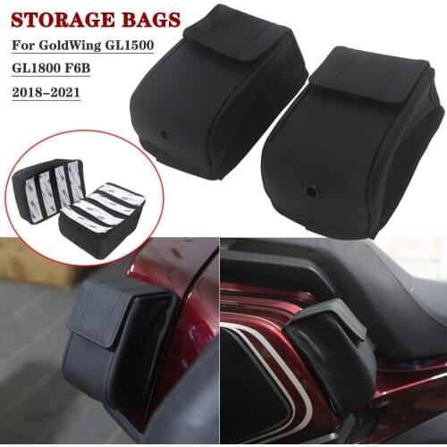 Motorcycle Trunk Luggage Cases Tool Bag Pouch Storage Bags Case For Honda Goldwing GL1500 GL1800 GL 1800 F6B 2018-2021