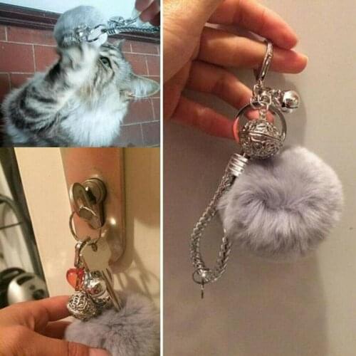 High Quality Keychain Plush Ball Key Chain Fluffy Accessories Car Hanging Ornament