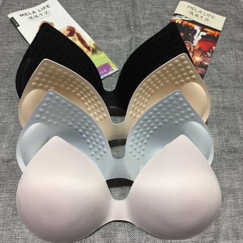 5Pairs/Lot Women Intimates Accessories Triangle Sponge Swimsuit Breast Push Up Padding Chest Enhancers Bra Foam Insert