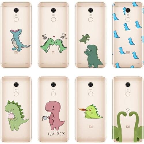 Phone Case For Pocophone F1 Xiaomi Redmi Note 4 4X 5 5A 6 Pro Prime Redmi S2 4A 5A 6A 5 Plus Dinosaurs Silicone Soft Back Cover