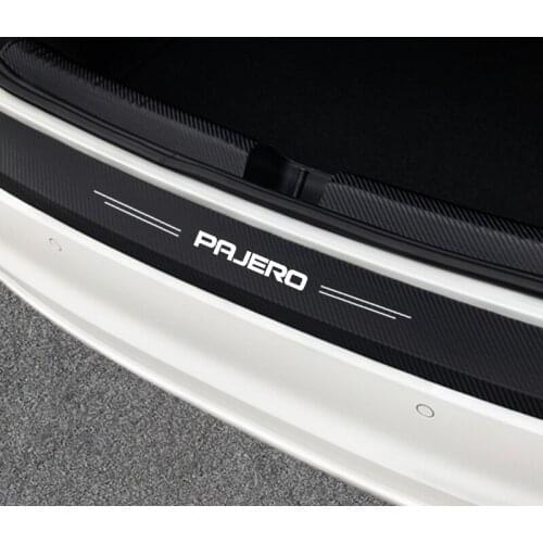 For Mitsubishi Pajero 2 3 4 Pinin Sport Io V V73 V60 V20 V97 2021 -2000 Model Parts Car Trunk Rear Bumper Sticker Accessories