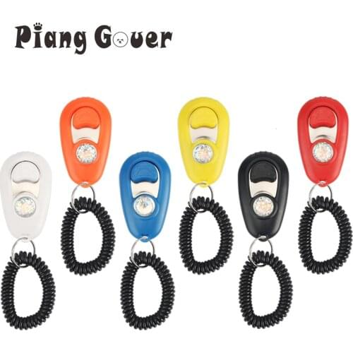 2pcs Dog Training Clicker Command Pet Training Clicker Cat Dog Click Trainer Sound Key Chain