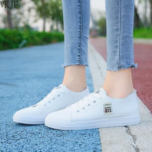 Women Canvas shoes Sneakers 2021 Hot Solid Lace-up Superstar Shoes for Girls Non-slip Size 35-40 Zapatillas mujer