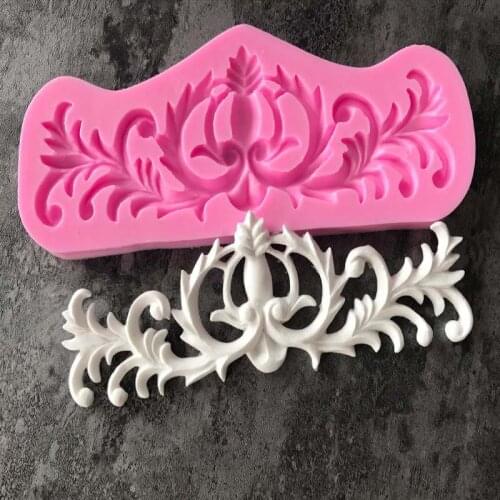 Leaf Flower Vine Lace Silicone Mold Fondant Cake Decorating Tools Kitchen Baking Molds Candy Chocolate Gumpaste Moulds