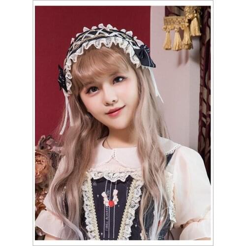 Japanese princess sweet lolita headwear palace lace hair band /hair clip soft girl kawaii girl gothic lolita KC loli cos