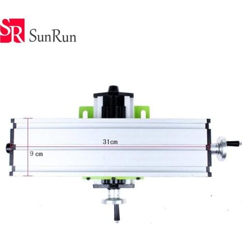 Multifunction Mini Table Bench Vise Bench Drill Milling Machine Worktable X Y-axis adjustment Coordinate table