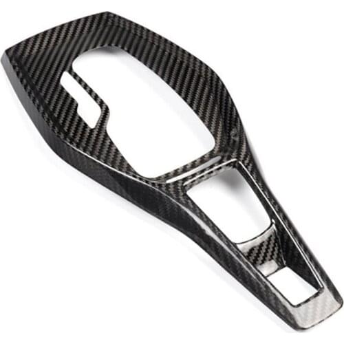 Carbon Fiber Car Gear Shift Panel Cover Trim Sticker for Chevrolet Camaro 2016 2017 2018 2019
