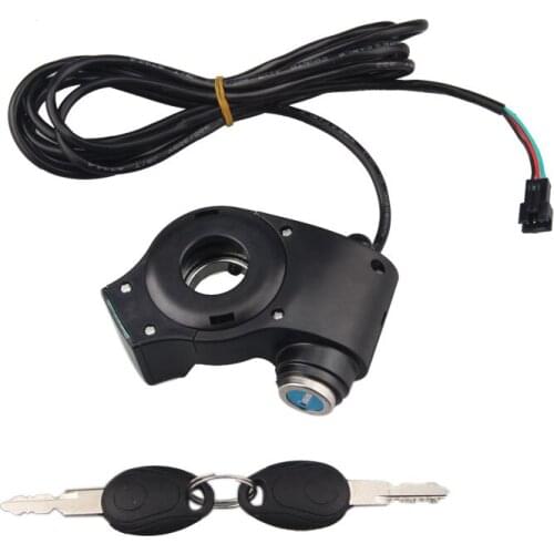 LCD Display Panel Thumb Throttle Tension Key with Power Switch For E-bike Electric Bicycle Twist Throttle Accessories