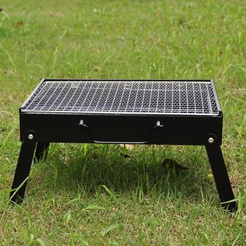 Portable Folding Outdoor Barbecue Rack Outdoor Barbecue Stove Household Barbecue Tool Charcoal 3-5 People
