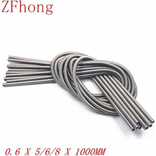 1PC 0.6 x 5/6/8 x 1000mm Stainless Steel Super Long Tension Spring Extension Spring Wire Diameter 0.6mm Length1000mm