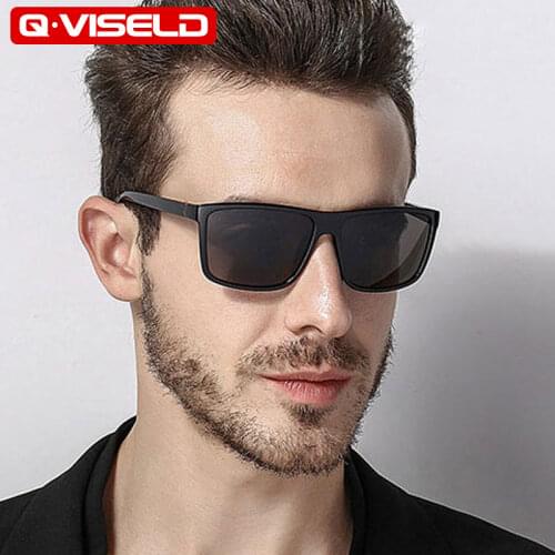 SIMPRECT Vintage Polarized Sunglasses Men 2020 Drivers Retro Square Sunglasses Mirror Anti-glare Sun Glasses For Men Oculos