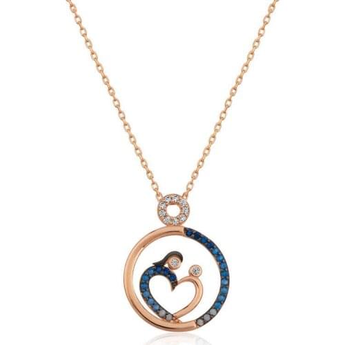 Heart Mom & Baby ,Necklace ,Silver, Stylish and High Quality, Fast Shipping, of Hundreds of Kinds Silver Necklaces