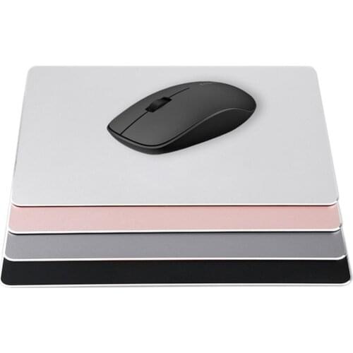 Slim Sleek Anti-Slip Aluminum Alloy Computer Gaming Mouse Pad Mat Mice Mousepad