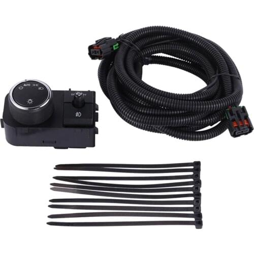 Fog Light Wiring Harness and Switch Set 15926099 Replacement For GMC 07-13