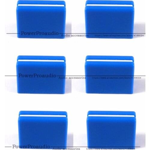 6 pcs REPLACEMENT FADER CROSSFADER KNOB DJM800 DJM700 DJM400 DJM5000 DAC2371 Blue color