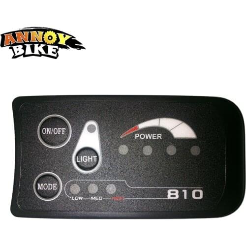 24V 36V 48V LCD Display 810-C Electric Bike Motorcycle Speedmeter Ebike Display Waterproof Scooter Accessories