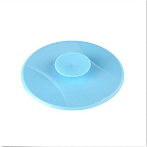 1PC Drain Plug Circle Silicon Bathroom Leakage-Proof Stopper Sink Water Plug Rubber Bathtub Stopper Random Color