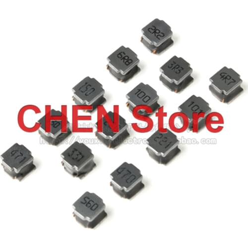 10pcs 6045 SMD wire wound power inductor 20% 2.2uh 3.3uh 4.7uh 6.8uh 10uh 15uh 22uh 33uh 47uh 56uh 100uh 220uh 330uh 470uh