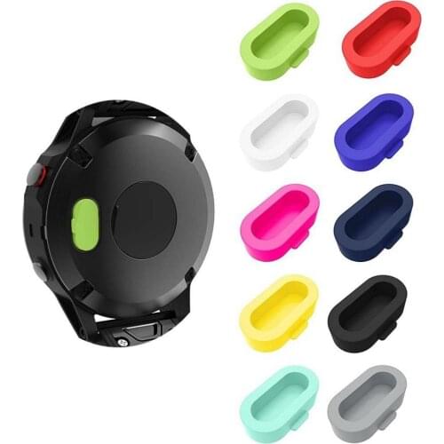 10Pcs Anti-dust Plugs Silicone Dust Plug Port Protector for Garmin Fenix 5/5s/5x Watch Sensor Plug Dustproof Covers Caps INSTOCK