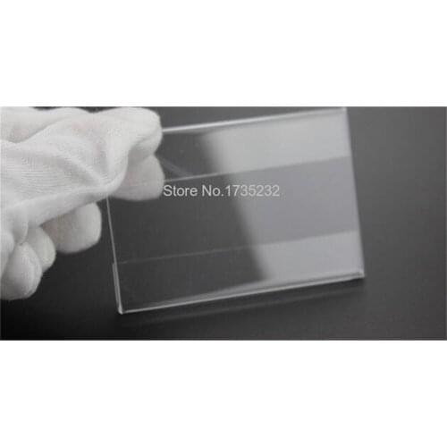 10x7cm Acrylic T1.2mm Plastic Sign Price Tag Label Display Paper Promotion Name Card Holder 20pcs label frame