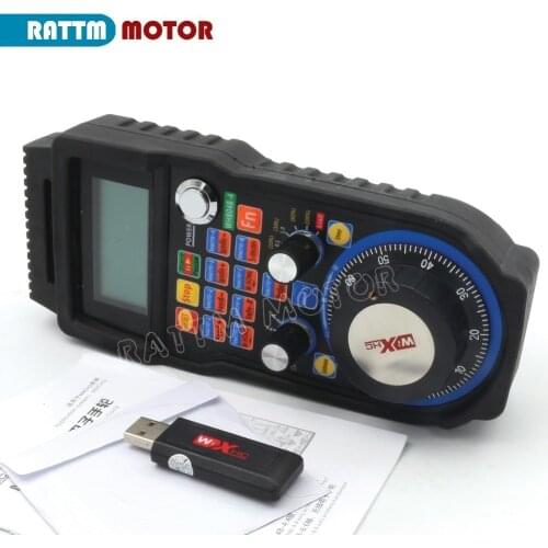 4 Axis 6 Axis Wireless Mach3 MPG Pendant mpg lathe Handwheel for CNC Mac.3, 4 Axis / 6 Axis Wholesale Price WHB04B