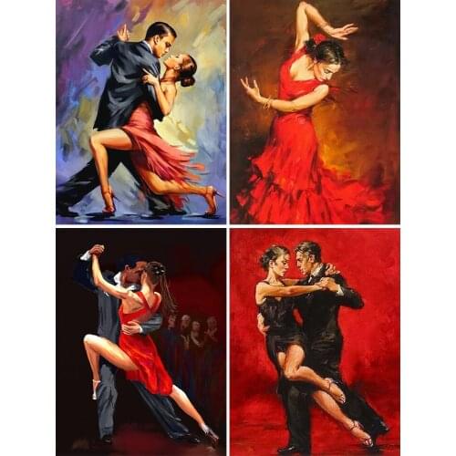 DIY 5D Diamond Painting Ballet Cross Stitch Kit Full Drill Square Embroidery Mosaic Art Picture of Rhinestones Wall Decor Gift