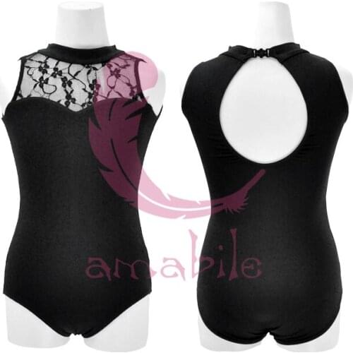 Ballet Dance Gymnastics turtle neck halter neck backless leotard children leotard CL0186