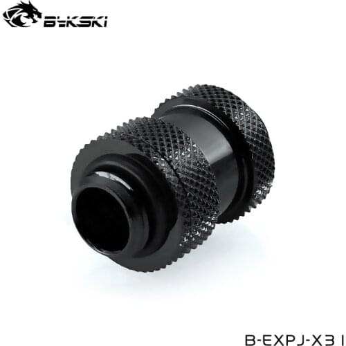 Bykski Double Graphics Card Male To Male Connect Fitting ,SLI Bridge 22~31mm Extender,G1/4",B-EXPJ-X31