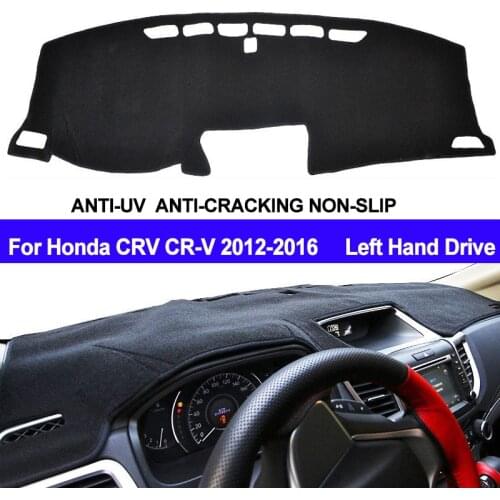 TAIJS Car Dashboard Cover Dash Mat Dash Pad DashMat Carpet ANti-UV NON-Slip For Honda CRV CR-V LHD 2012 2013 2014 2015 2016