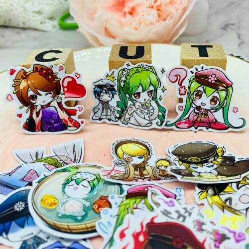 40 pcs Anime girl Decorative Stickers Adhesive Stickers DIY Decoration Diary Japanese Stationery Stickers Children Gift