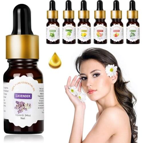 Pure Essential Oils For Aromatherapy Diffusers Flower Fruit Essential Oils Relieve Stress for Humidifier Skin Care TSLM1