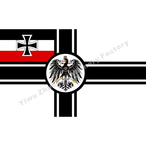Germany War Flag 1903-1918 150X90cm (3x5FT) 120g 100D Polyester Double Stitched High Quality Banner Free Shipping