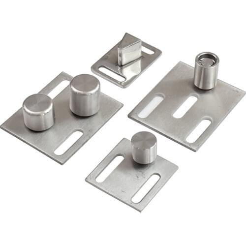 Cold storage sliding door roller side rail stainless steel pulley translation door freezer anti-collision limit guide wheel