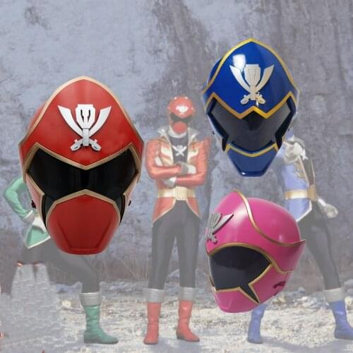Kaizoku Sentai Gokaiger Red Blue Pink Green Yellow Cosplay Custom Size Halloween helmet mask