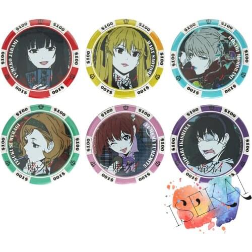 Kakegurui Anime Badge Yumeko Jabami Sayaka Kirari Runa Midari Mary Meari Kaede Itsuki Yumemi Metal Badge Brooch Pins