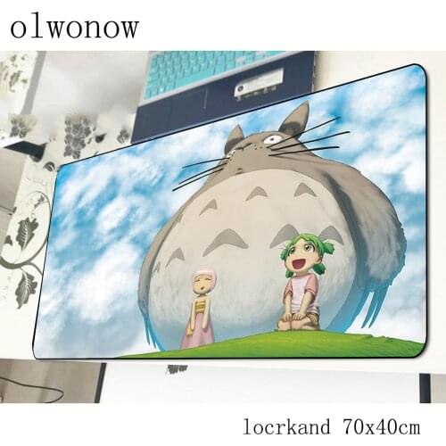 Totoro mouse pad 70x40cm gel mousepads best gaming mousepad gamer anime large personalized mouse pads keyboard pc pad