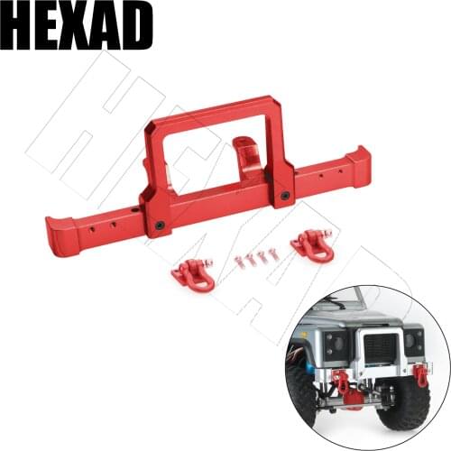 Metal Front Bumper With Hook For MN D90 D91 MN99 99s 1/12 4WD RC Car Upgrade Parts