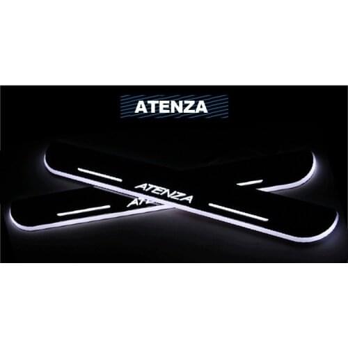 WOOBEST Free shipping NEW dynamic LED moving door plate sill scuff threthold Trim Panel for MAZDA CX-5 CX5 3 6 ATENZA AXELA