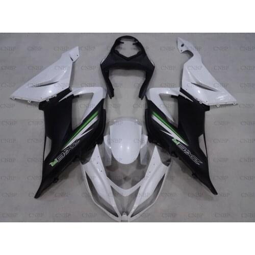For Kawasaki Zx6r 2013 - 2016 Fairings for Kawasaki Zx6r 13 14 Plastic Fairings 636 Zx-6r 2014 Black White Motorcycle Fairing