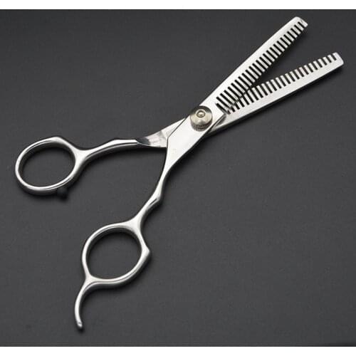 6 Inch Japan Stainless Steel Double Teeth Barber Hair Thinning Scissors
